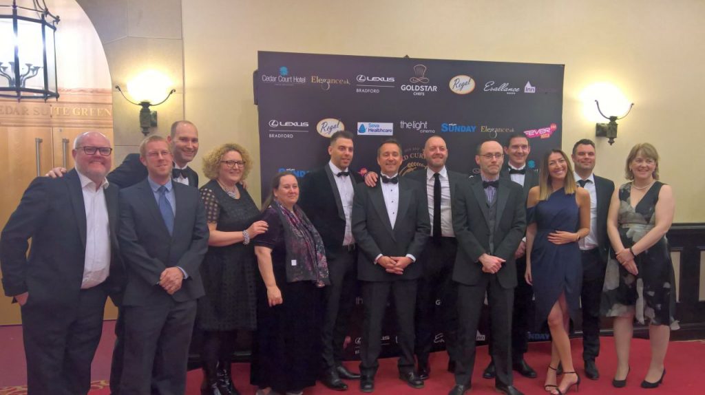 Volunteers at the Curry Awards
