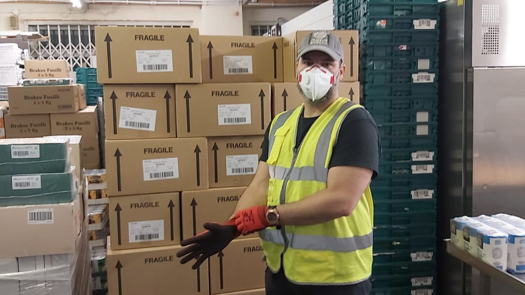 Staff in warehouse