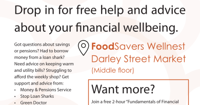 Poster for financial wellbeing event