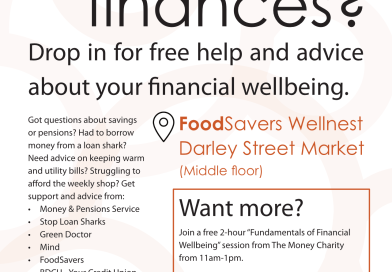 Poster for financial wellbeing event
