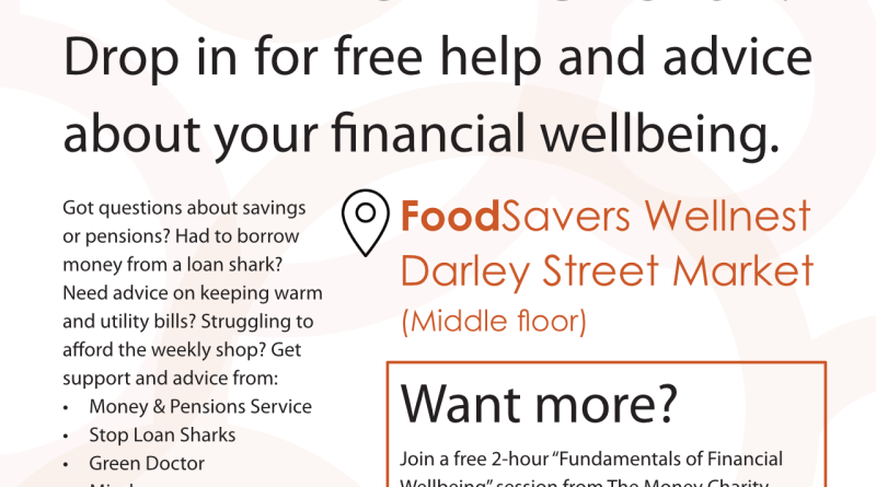 Poster for financial wellbeing event